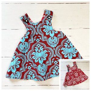 Right Bank Babies Reversible Smock Dress 6-12m